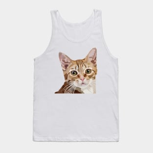 Orange Tabby Tank Top